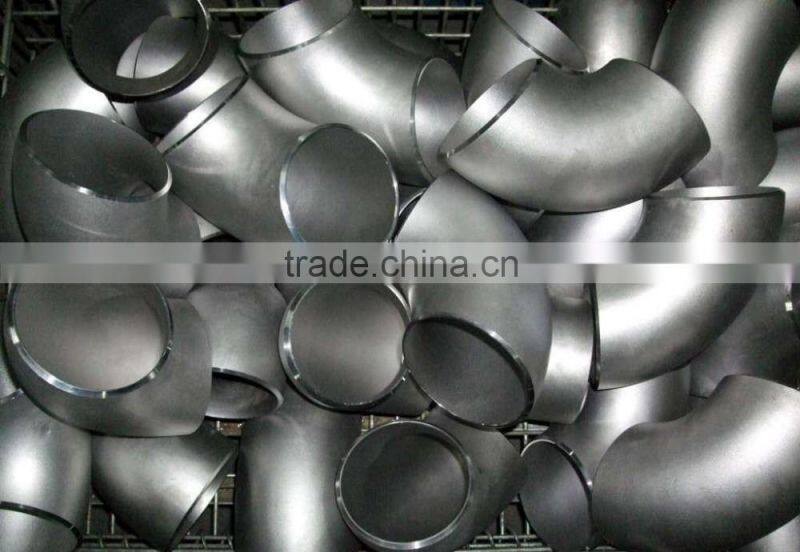 Hot Sale carbon steel butt weld pipe fittings 90deg elbow