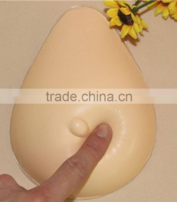 little concave backside tear drop shape false lightweight silicone breast for mastectomy women or enhancer or cross dressing new