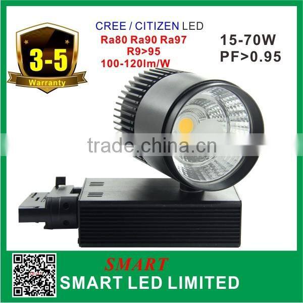 Dimmable 2 wire COB 35W led track light