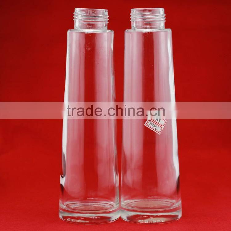 Workable price black logo printed bottles frosted Mexico tequila bottles 750ml drinking empty bottles