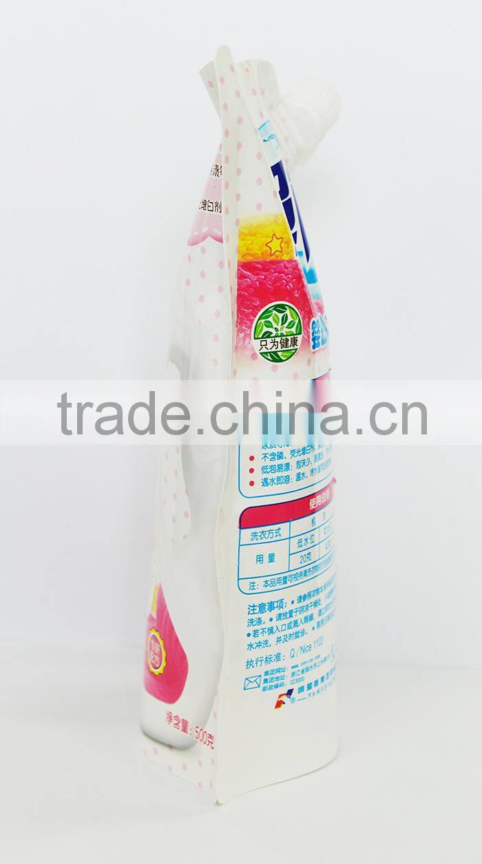 Liquid stand up pouch with spout /stand up bag with Nozzle