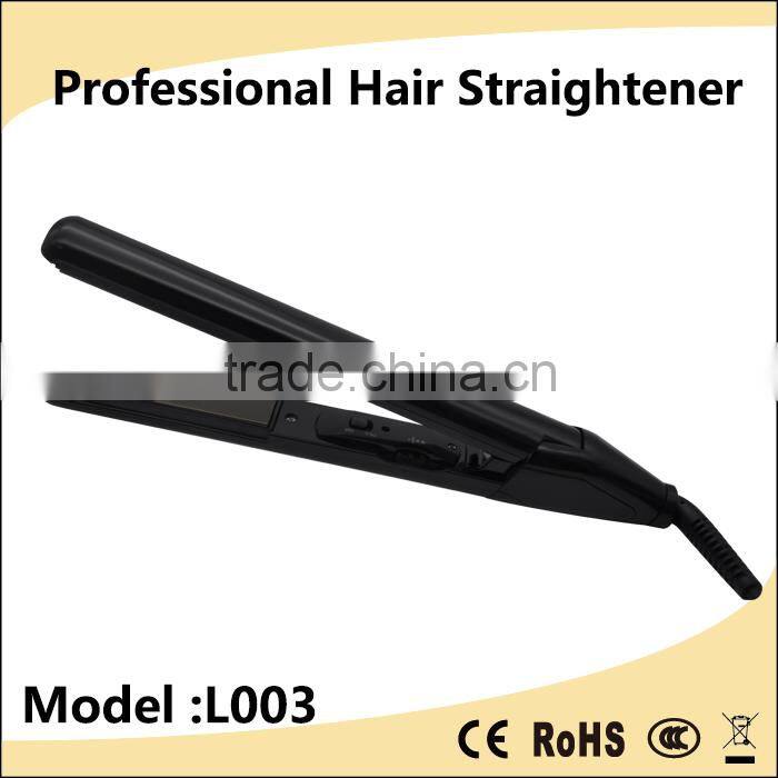 Professional Create your Own Brand LED Display Ceramic New 4 Plates Interchangeable Plate Hair Crimper