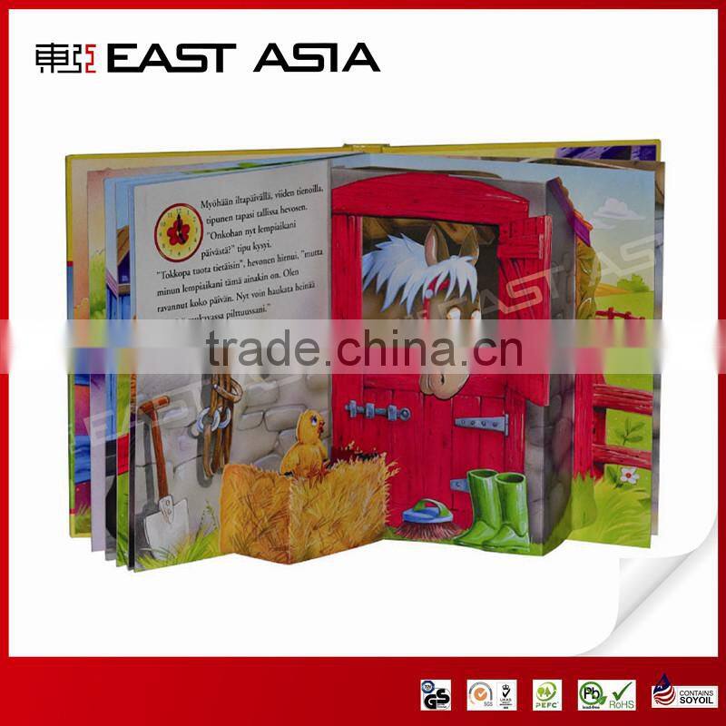 casebound child pop-up activity books producer in China
