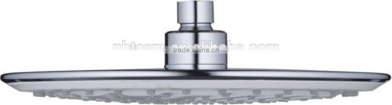 TM-3317 bathroom shower accessories cheap plastic rainfall shower heads 9 inch big round top head shower