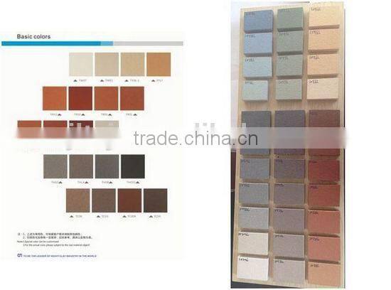 Terracotta natural clay louver with facade panel