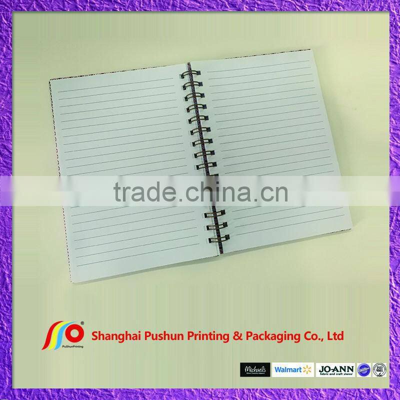 monogram spiral notebook with elastic band