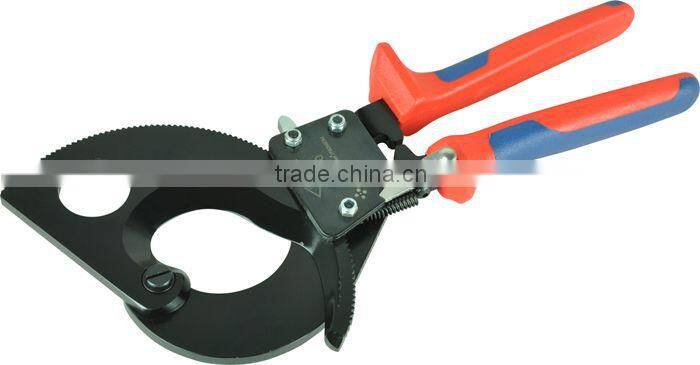 LK-280 ratchet wire cable cutters dual material insualted handle 750AWG
