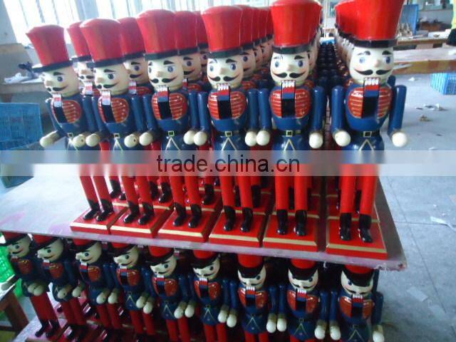 2014 hot sale christmas wooden nutcracker