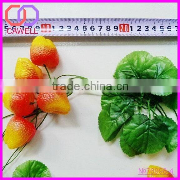 fake artificial strawberry vines
