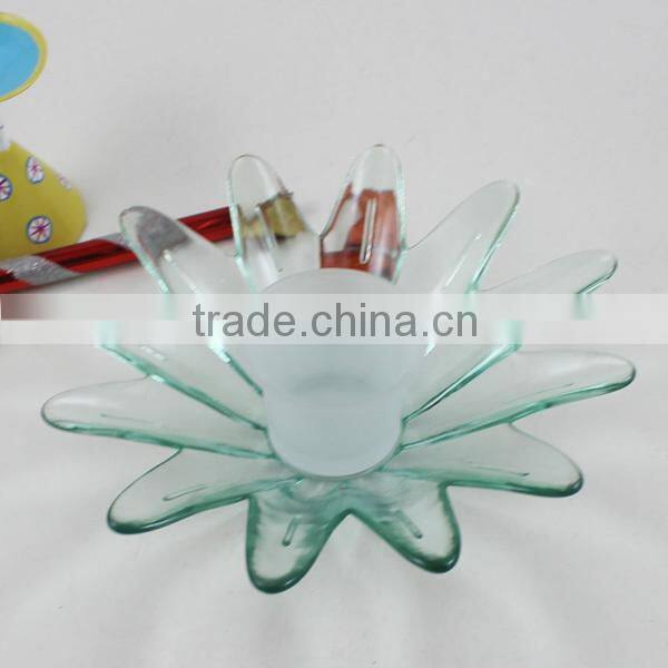 dirrerent shapes christmas glass candle holder for home decoration