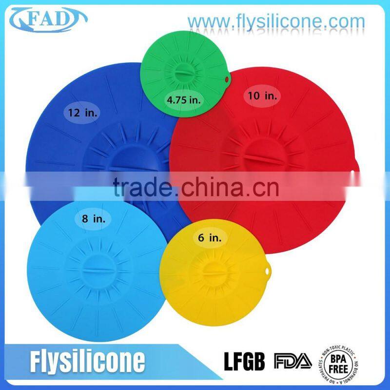 Stocks & Eco Friendly Products Lids BPA free Silicone Suction Cup Lids