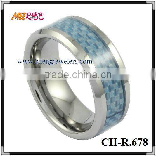 Newest style Tungsten&Ceramic combined ring fashion black rings
