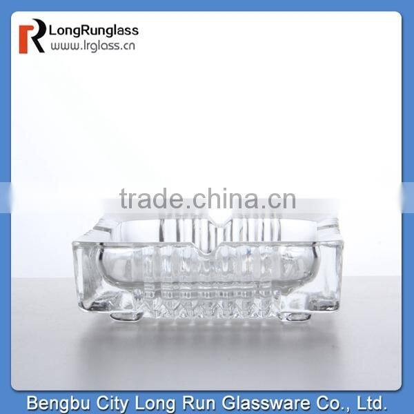 LongRun 2015 recommend 525g homeuse fashion square glass ashtray alibaba china supply