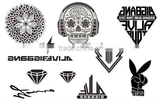 Fancy custom shaped body tatoo sticker
