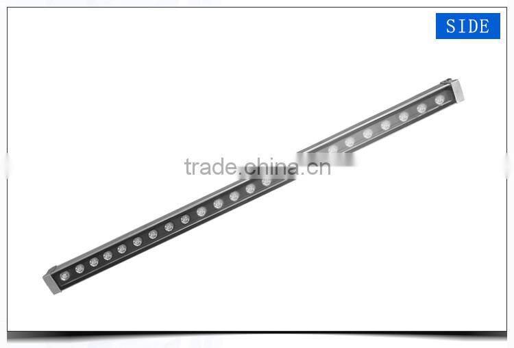 Factory provide 24W led wash RGB light LED wall wash bar lamp for outdoor and indoor places