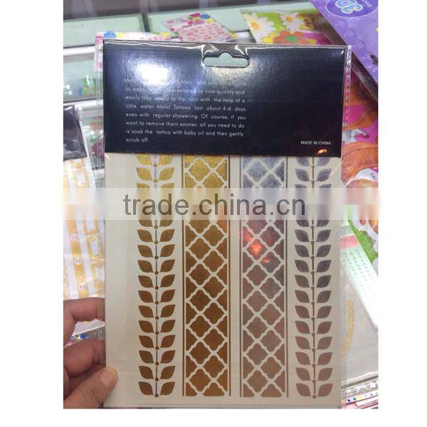 Metallic non-toxic Flash tattoo