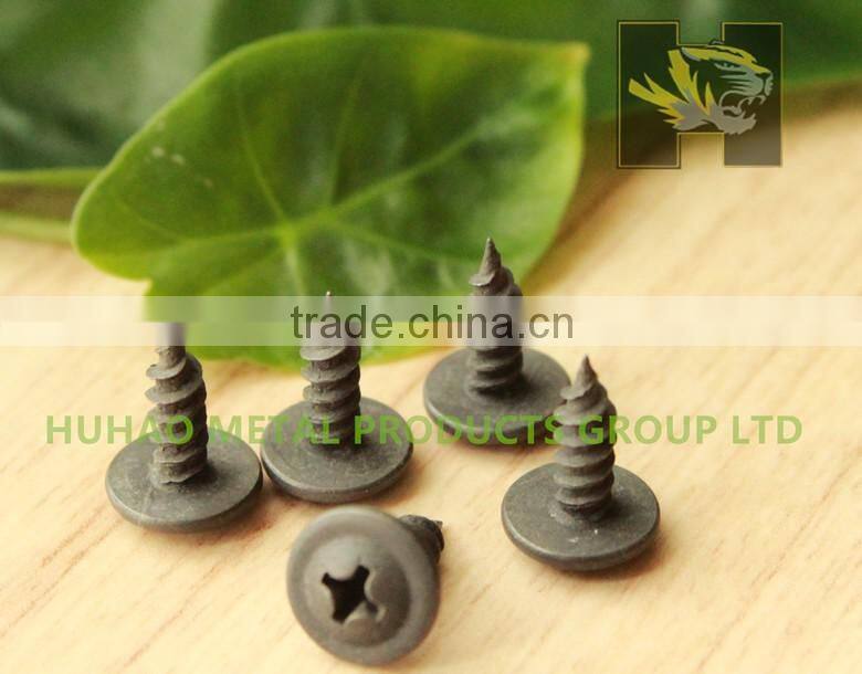 phillips drive phosphated grey wafer head self tapping screw