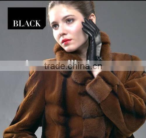 Hot Fashion Girls Leather Gloves First Grade Girls Leather Gloves