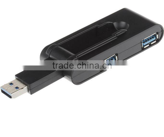Hot Mini Rotatable 4 Ports USB Hub High Speed USB Hub Hot Sell USB 3.0 Hub Black & White Available