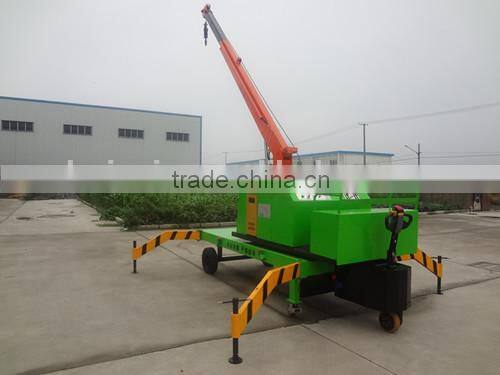 portable hoist grapple crane