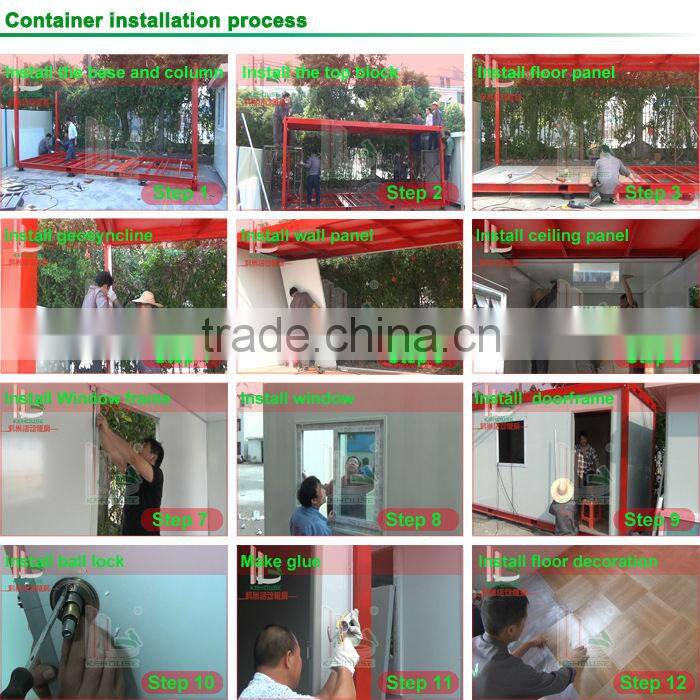 Movable 20 ft EPS sandwich panel prefabricated container office
