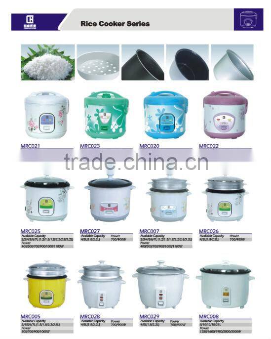 CE ROHS CB deluxe stainless steel notic-stick inner pot 1.5L low price home appliance