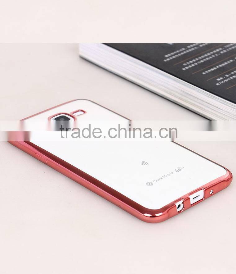 LZB New arrival Electroplating TPU Cover Case for Samsung galaxy j7