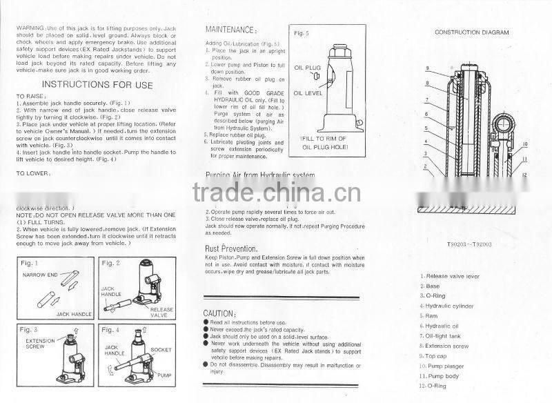 Torin BigRed Hydraulic Jack 6 Ton