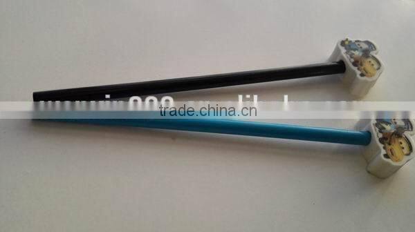 promotional custom HB pencil with car shaped eraser