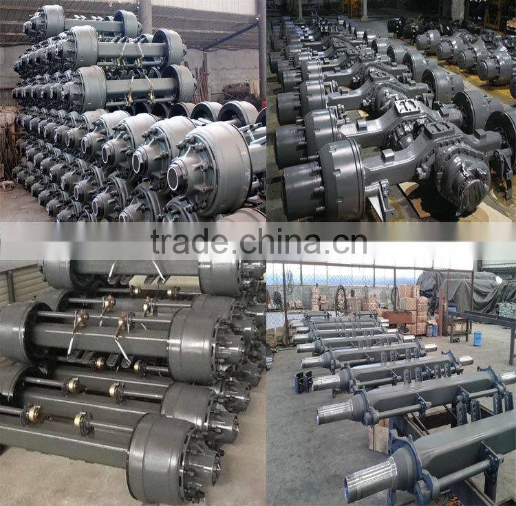 1800kg rubber torsion axle hydraulic brake trailer axle