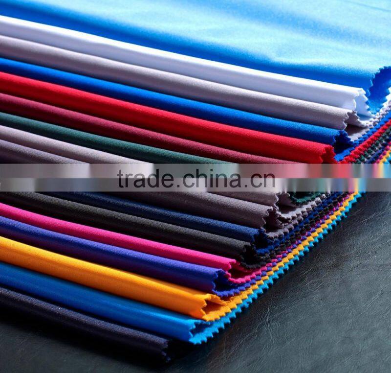 tricot fabric super poly sells well as the material of fashion dress