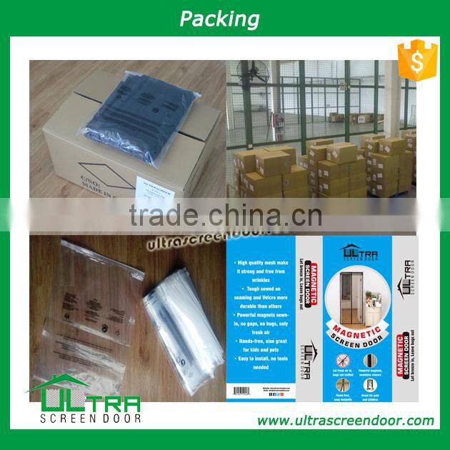 DIY Mesh Anti Mosquito Curtain Fully Sewn Velcro In the Back