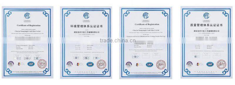 14cm-45cm TC type tempered cover glass for fry pan