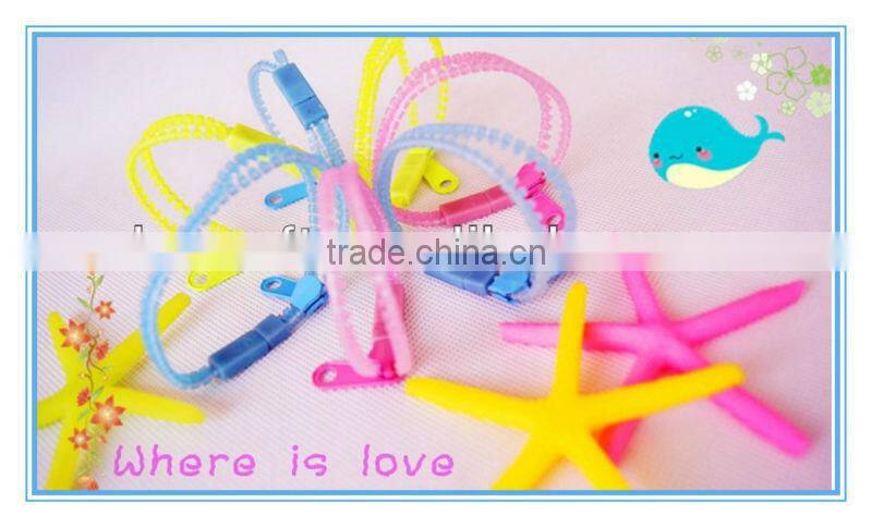 2013 hot sale glow in dark zipper bands