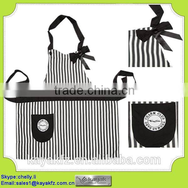 orange bib stylish promotional aprons for supermarket