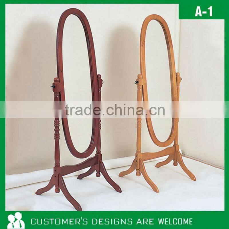 Movable Mirror, Hotel Mirror, Oval Shaped Wall Mirror