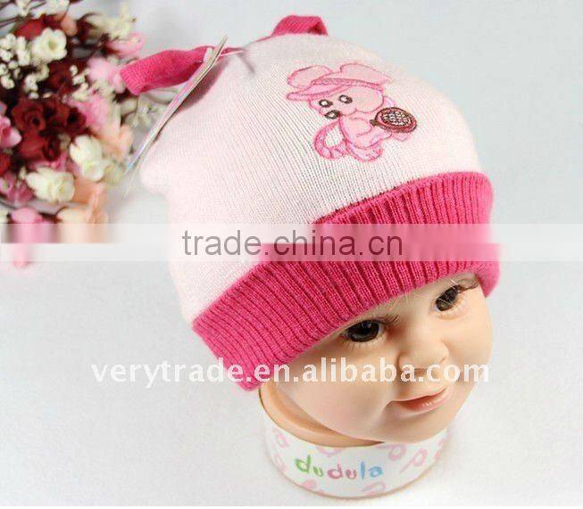 children's knitted earflap hat