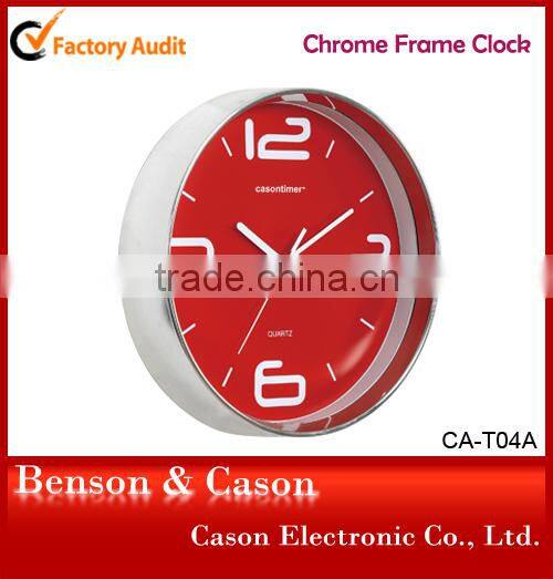 Cason blue dial metal wall clock