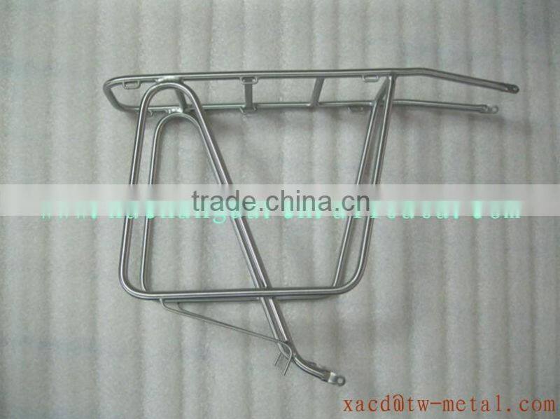 Customized luggage bike rack titanium bicycle rear rack capacity 25kg XACD bicycle rear rack baggage