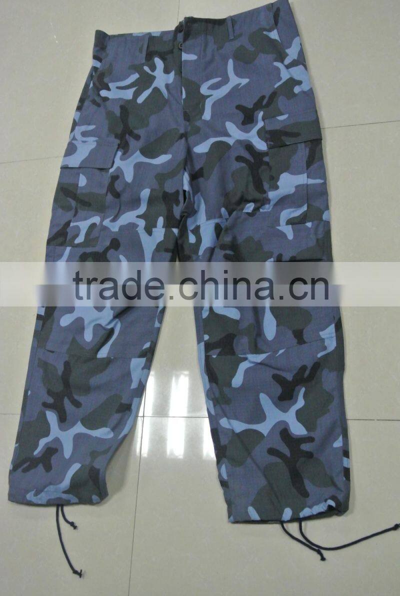 OEM 100% cotton plain marine camouflage Germany battle dress uniform