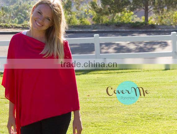 bamboo spandex jersey red baby car seat fashion mummy breastfeeding nursing cover