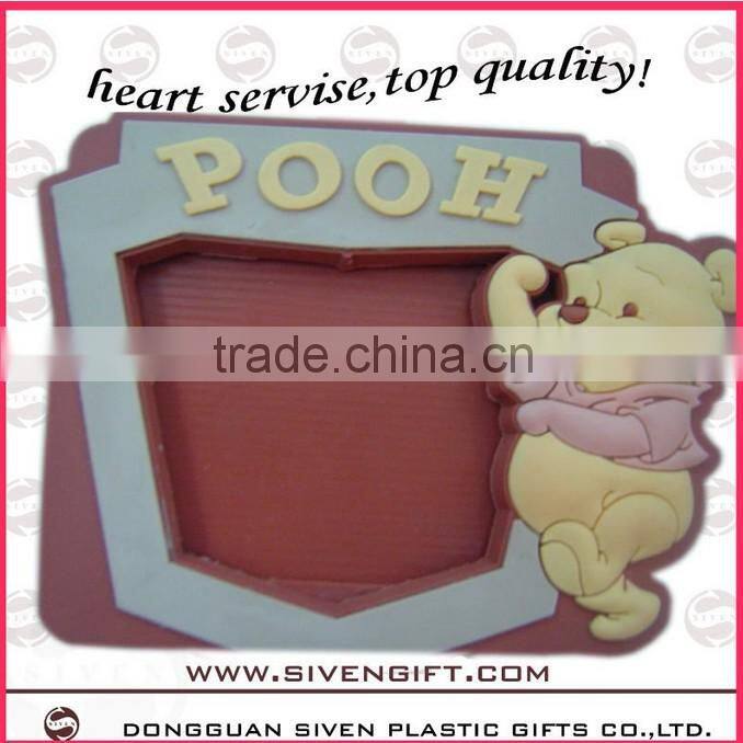 promotional birthday gifts photo frame rubber pvc