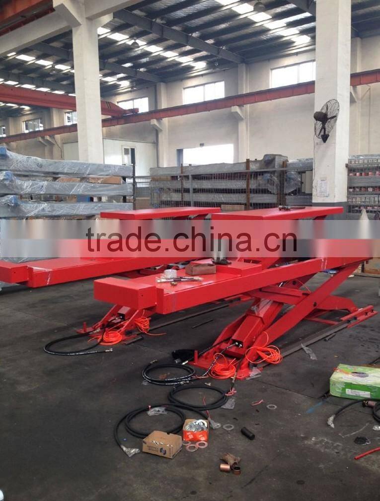hydraulic scissor garage car elevator lift for wheel alignment