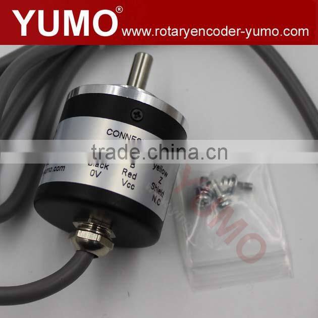 ISC3806 6mm 360ppr ABZ phase 5V 12V push pull Bottom outlet Solid shaft incremental rotary encoder cnc machine encoder