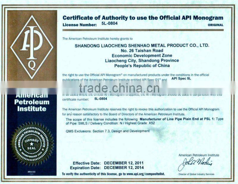sch40 Seamless carbon Steel Pipes