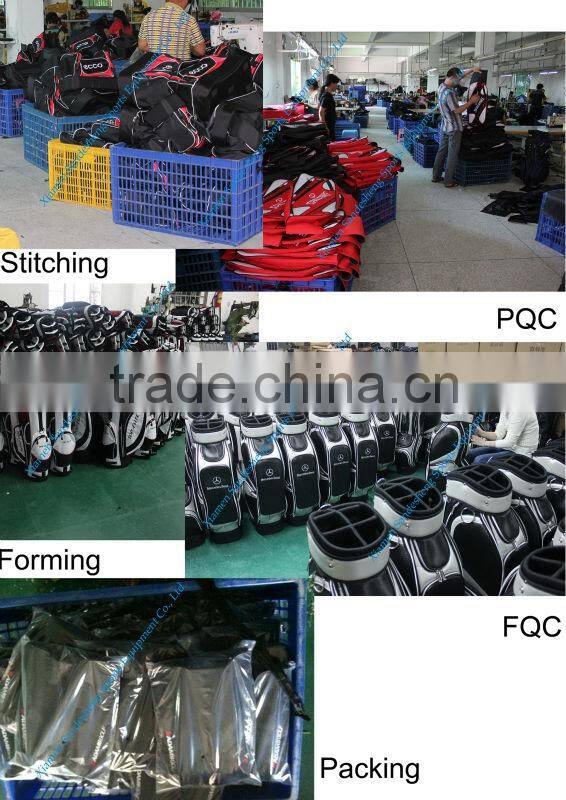 Stand PU Leather Waterproof Golf Bag