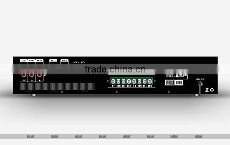 680W Tube Amplifier 100v Mixer Power Amplifier With USB + FM+ Remote control