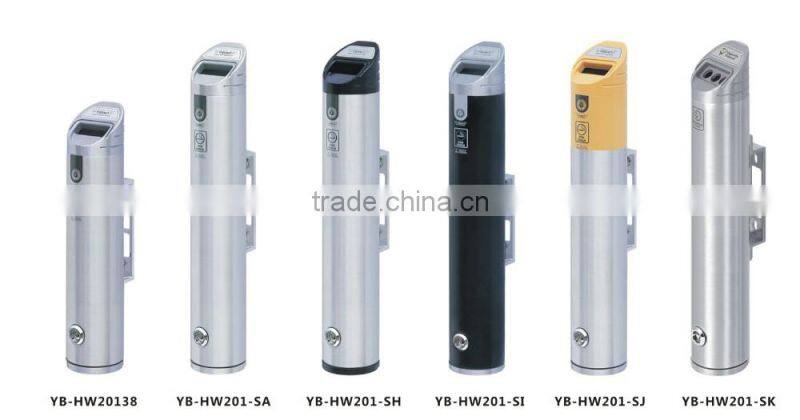 high quality Wall mounted outdoor metal ashtray 301se