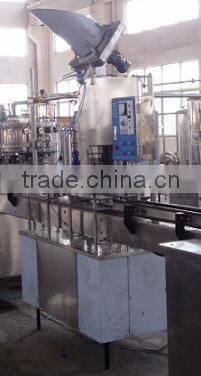 Linear juice washing/filling/capping machine