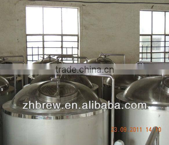 stainless steel conical beer fermentation tanks